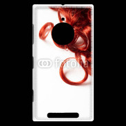 Coque Nokia Lumia 830 Coiffure Cheveux bouclés rouges