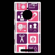 Coque Nokia Lumia 830 Fond symboles couturière
