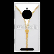 Coque Nokia Lumia 830 Fermetures éclaires coutures 2