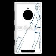 Coque Nokia Lumia 830 Hôtesse de l'air 2