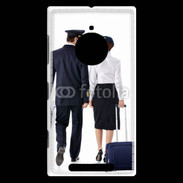 Coque Nokia Lumia 830 Commandant de bord et hôtesse de l'air