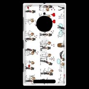 Coque Nokia Lumia 830 Bande dessinée de mariés