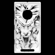 Coque Nokia Lumia 830 visage de gargouille en dessin 25