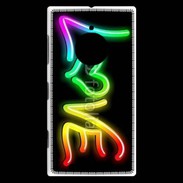 Coque Nokia Lumia 830 Love en couleur