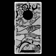 Coque Nokia Lumia 830 Tissus glamour noir et blanc