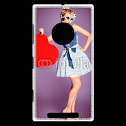 Coque Nokia Lumia 830 femme glamour coeur style betty boop