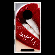 Coque Nokia Lumia 830 Bouche fatale rouge