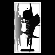 Coque Nokia Lumia 830 Silhouette avion de chasse