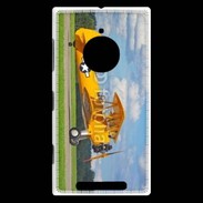 Coque Nokia Lumia 830 Avio Biplan jaune