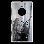 Coque Nokia Lumia 830 Hydravion noir et blanc