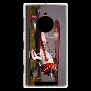 Coque Nokia Lumia 830 Biplan blanc et rouge