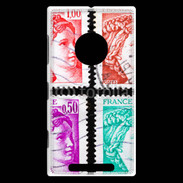 Coque Nokia Lumia 830 Timbres Français