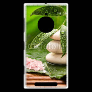Coque Nokia Lumia 830 Galet et feuilles mouillées