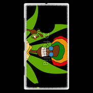 Coque Nokia Lumia 830 Portrait abstrait de Rasta