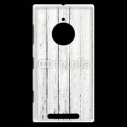 Coque Nokia Lumia 830 Aspect bois blanc vieilli