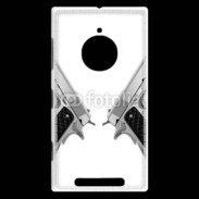 Coque Nokia Lumia 830 Double flingue