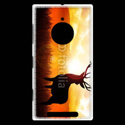 Coque Nokia Lumia 830 Silhouette d'un cerf 5