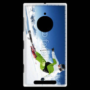 Coque Nokia Lumia 830 Skieur en montagne