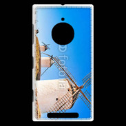 Coque Nokia Lumia 830 Paysage avec des moulins