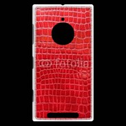 Coque Nokia Lumia 830 Effet crocodile rouge