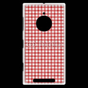Coque Nokia Lumia 830 Effet vichy rouge et blanc