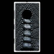 Coque Nokia Lumia 830 Effet crocodile noir