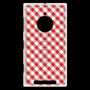 Coque Nokia Lumia 830 Vichy rouge et blanc 2