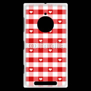 Coque Nokia Lumia 830 Mode vichy rouge avec coeur