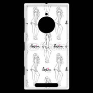 Coque Nokia Lumia 830 Illustration fashion girl 3