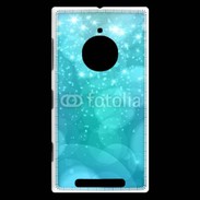 Coque Nokia Lumia 830 Fond bulles bleus