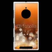Coque Nokia Lumia 830 Fond bulles ocres