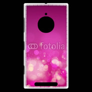 Coque Nokia Lumia 830 fond rose or