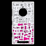 Coque Nokia Lumia 830 Fond fashion rose 3
