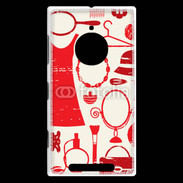 Coque Nokia Lumia 830 Fond fashion rouge
