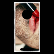 Coque Nokia Lumia 830 bouche homme rouge