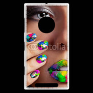 Coque Nokia Lumia 830 Bouche et ongles multicouleurs 5