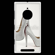 Coque Nokia Lumia 830 Escarpins strass argent