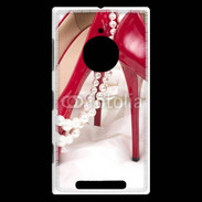 Coque Nokia Lumia 830 Escarpins rouges et perles