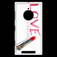 Coque Nokia Lumia 830 Love avec rouge à lèvres