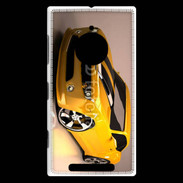 Coque Nokia Lumia 830 Belle voiture jaune et noire