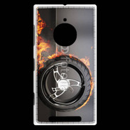 Coque Nokia Lumia 830 Roue en feu dragster
