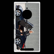 Coque Nokia Lumia 830 Femme blonde sexy voiture noire 3