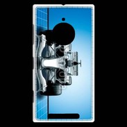 Coque Nokia Lumia 830 Formule 1 sur fond bleu