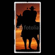 Coque Nokia Lumia 830 Silhouette de cowboy
