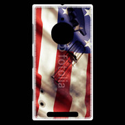 Coque Nokia Lumia 830 Drapeau USA avec arme