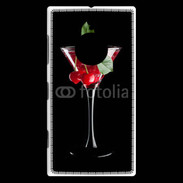 Coque Nokia Lumia 830 Cocktail Martini cerise