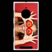 Coque Nokia Lumia 830 Femme tomate humour
