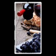 Coque Nokia Lumia 830 Pain et vin rouge