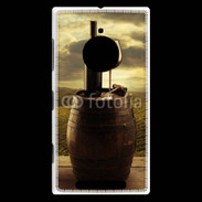 Coque Nokia Lumia 830 Vin rouge et paysage viticole