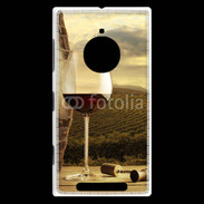 Coque Nokia Lumia 830 Verre de vin rouge et vignes